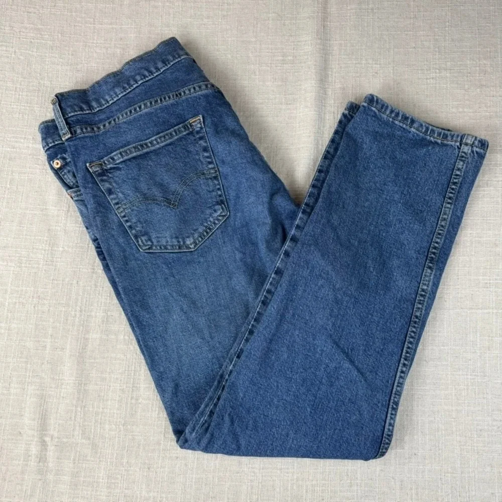 Levi's 511 Slim Fit Jeans Mens 34x30 Medium Wash Blue Good Denim Straight Leg